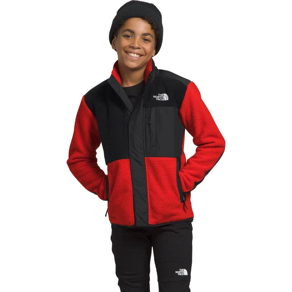 The North Face Kids' Forrest Fleece Mashup Jacket in Fiery Red