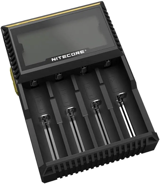 Nitecore Digicharger D4 Battery Four Bays Charger with LCD Display