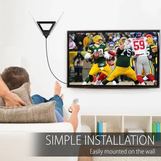 Fosmon Indoor Rabbit Ear HDTV Antenna