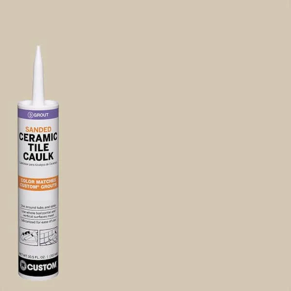 Polyblend #382 Bone 10.5 oz. Sanded Ceramic Tile Caulk