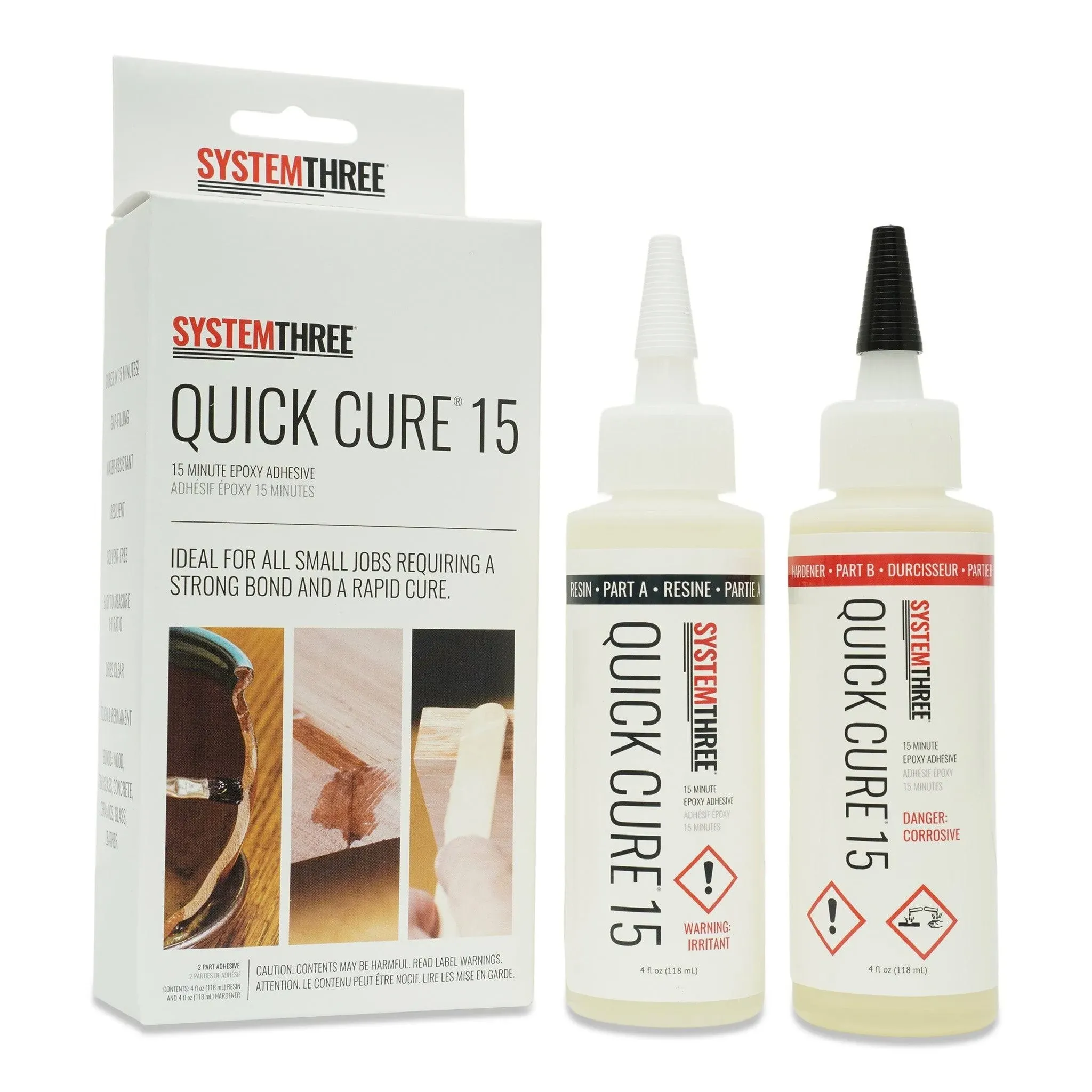 System Three Quick Cure 15 Minute Epoxy Adhesive