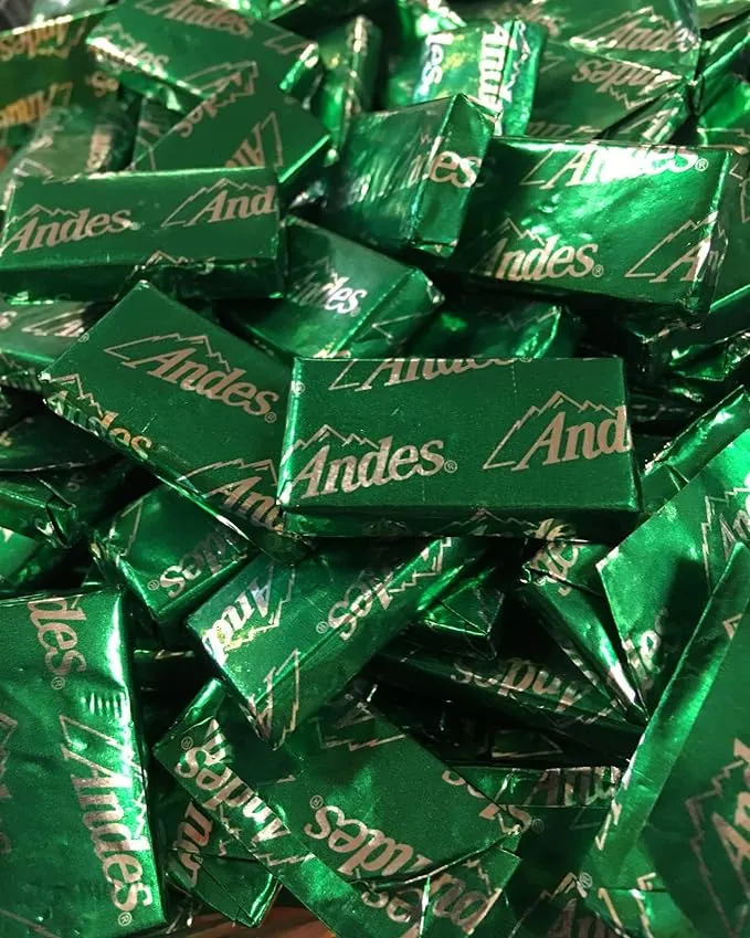 Andes Crème de Menthe 3 Pound Bulk After-Dinner Chocolate Mints