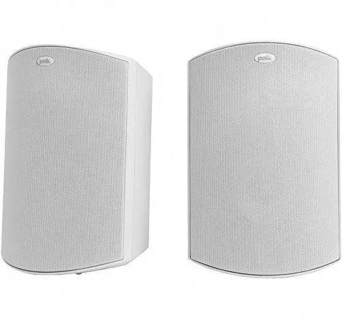 Polk Audio Atrium 5 Outdoor Speakers With Powerful Bass (Pair, White),