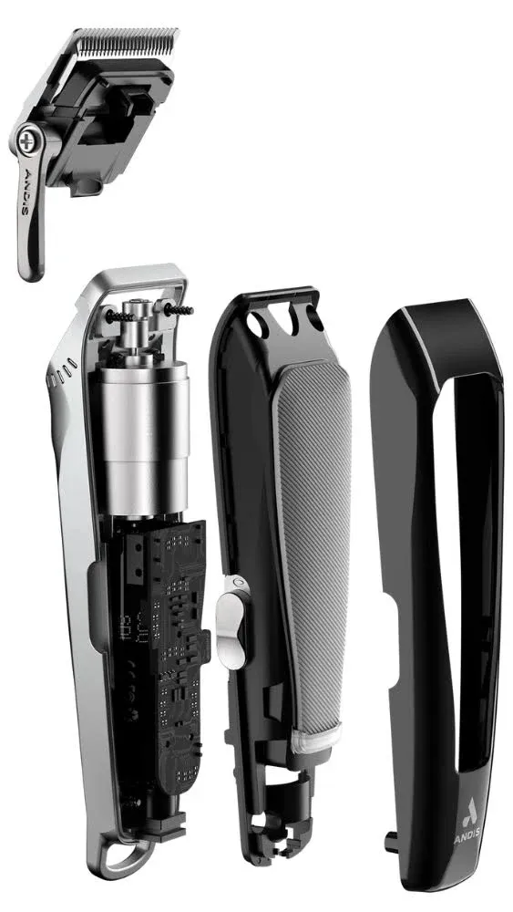 Andis 86000 reVITE Cordless Lithium-Ion Beard & Hair Fade Clipper with Stainless ...