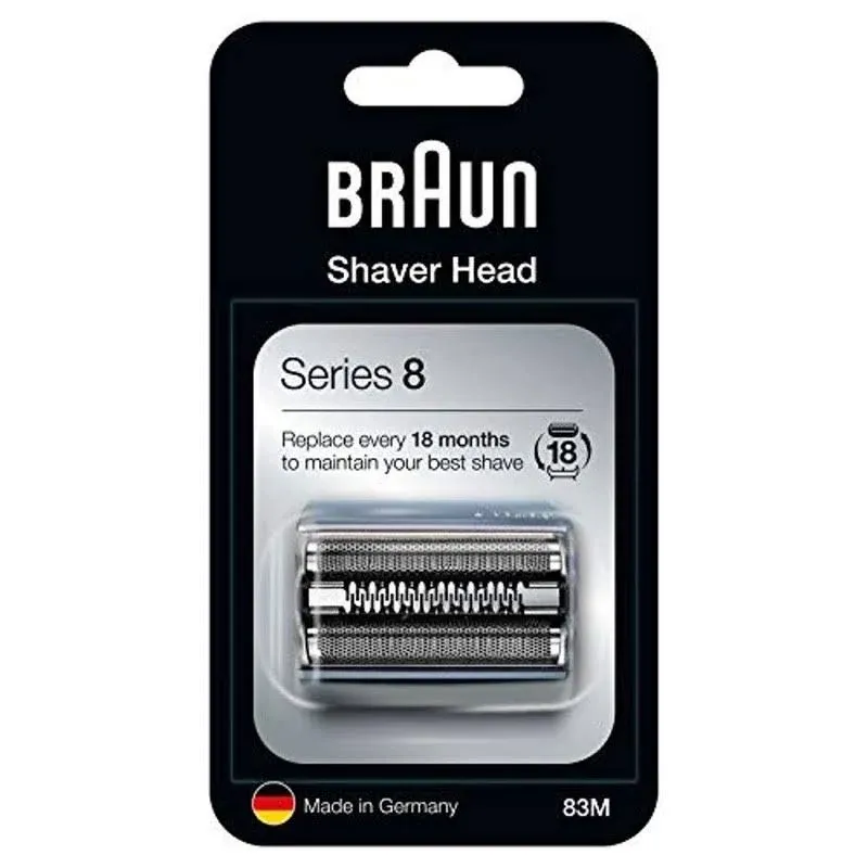 Reemplazo de Cabezal de Afeitadora Compatible con la Serie 8 - Lámina y Cortador de 83 M para Braun 8370cc, 8350, 8350S - Ingeniería de Precisión, 1 Pack