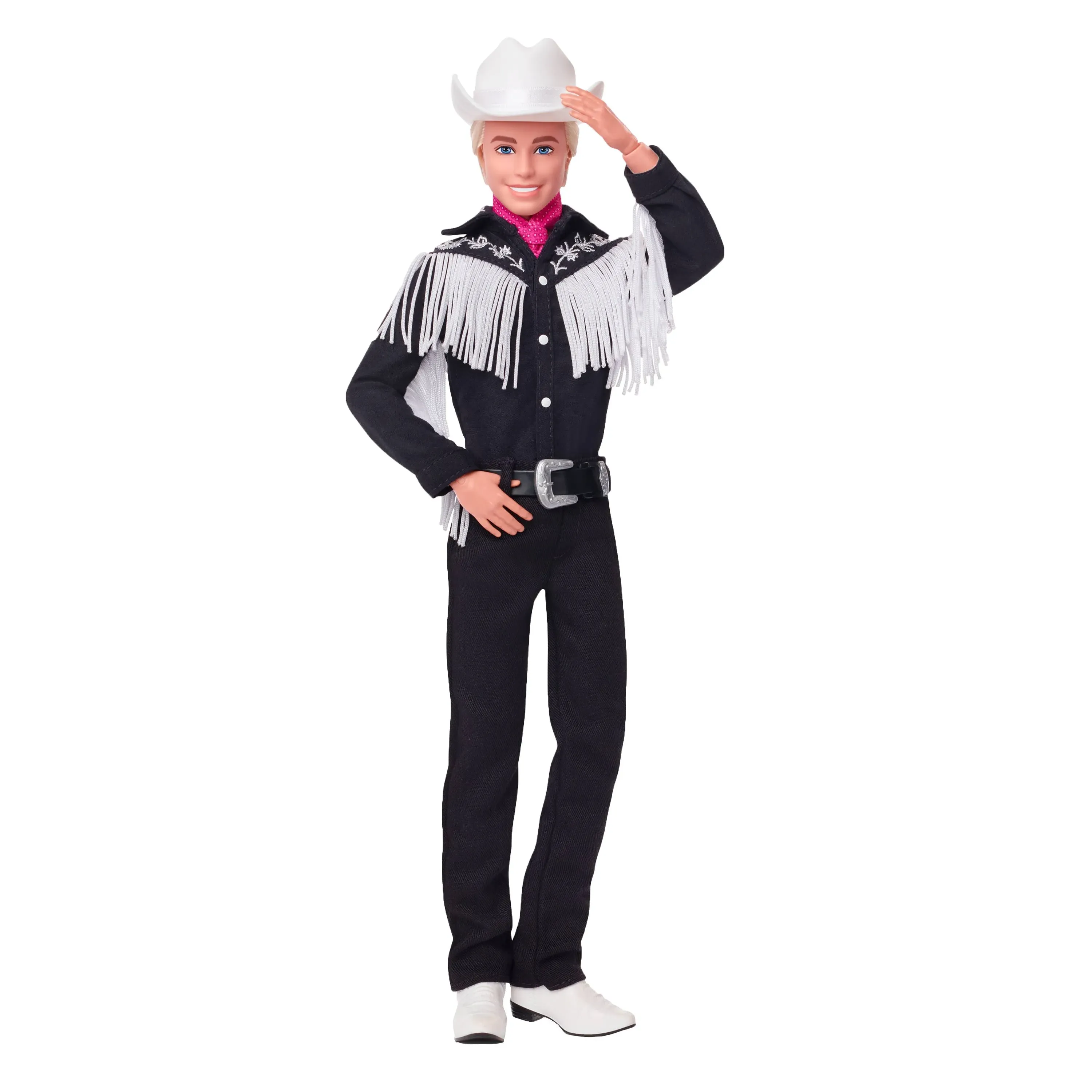 Barbie The Movie Collectible Doll - Ken Wearing Black And White Western Outfit