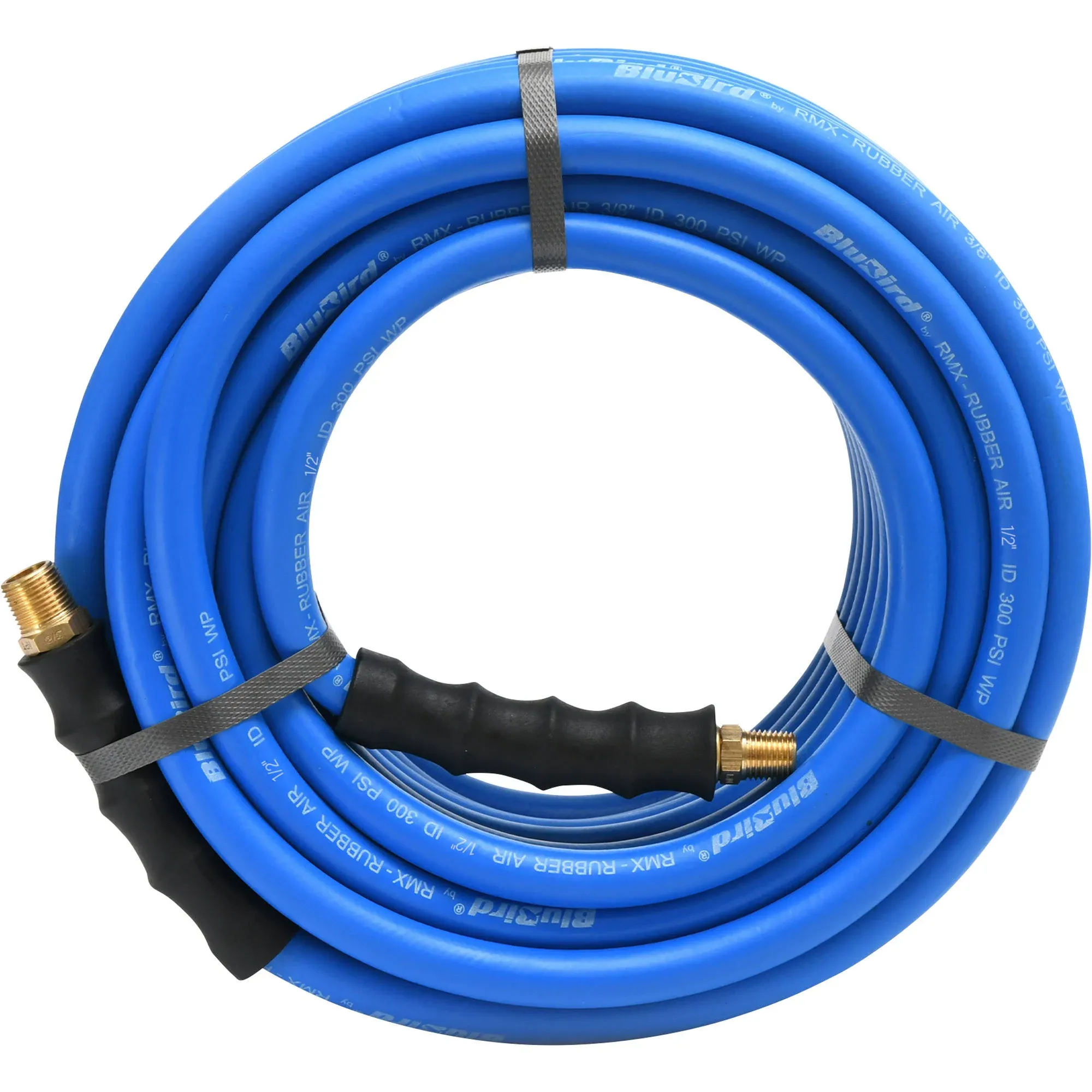 BluBird BB1250 1/2&#034; x 50&#039; Lightweight Polyester Braided Rubber Air Hose