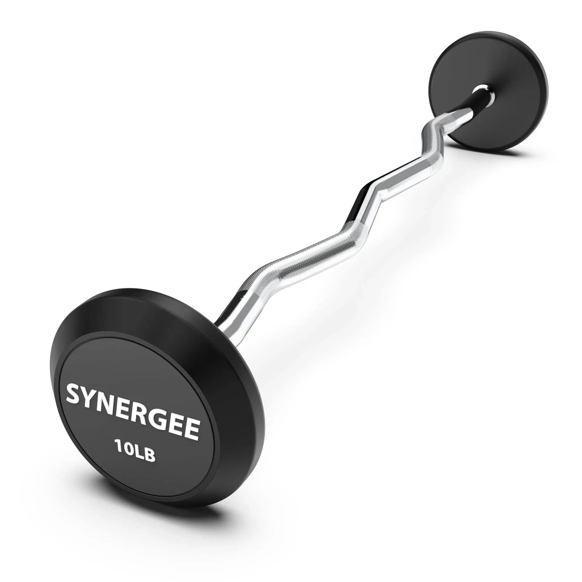 Synergee Fixed Easy Curl Barbell - 10lb