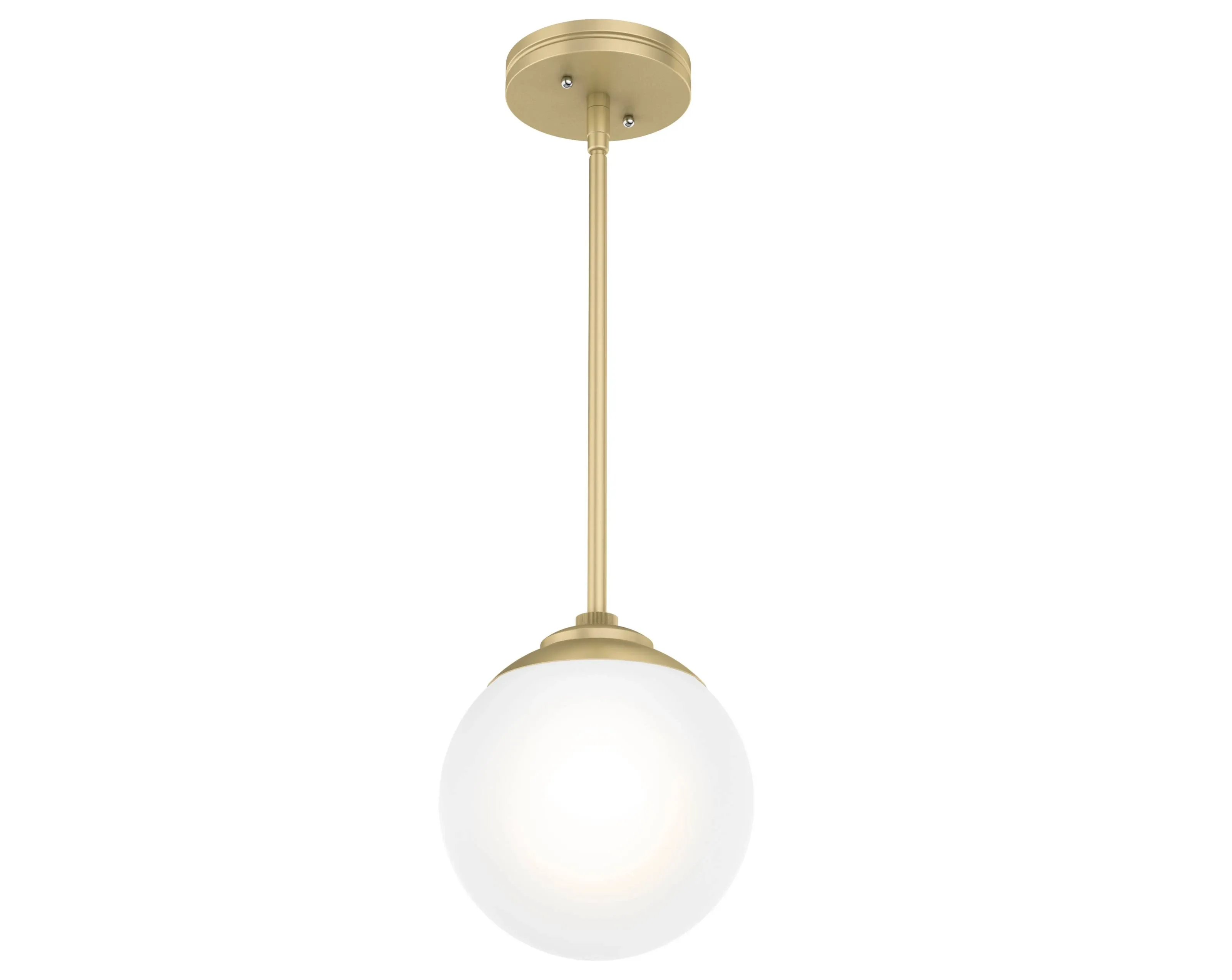 Hunter Hepburn 1 Light Pendant - Modern Brass