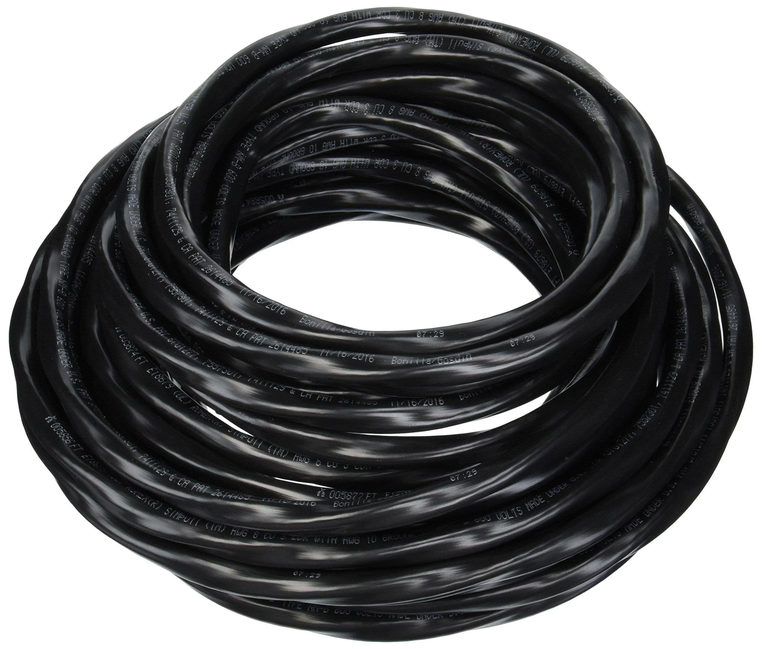 Southwire 50-ft 8 / 3 Romex SIMpull Stranded Indoor Non-Metallic Wire (By-the-roll)