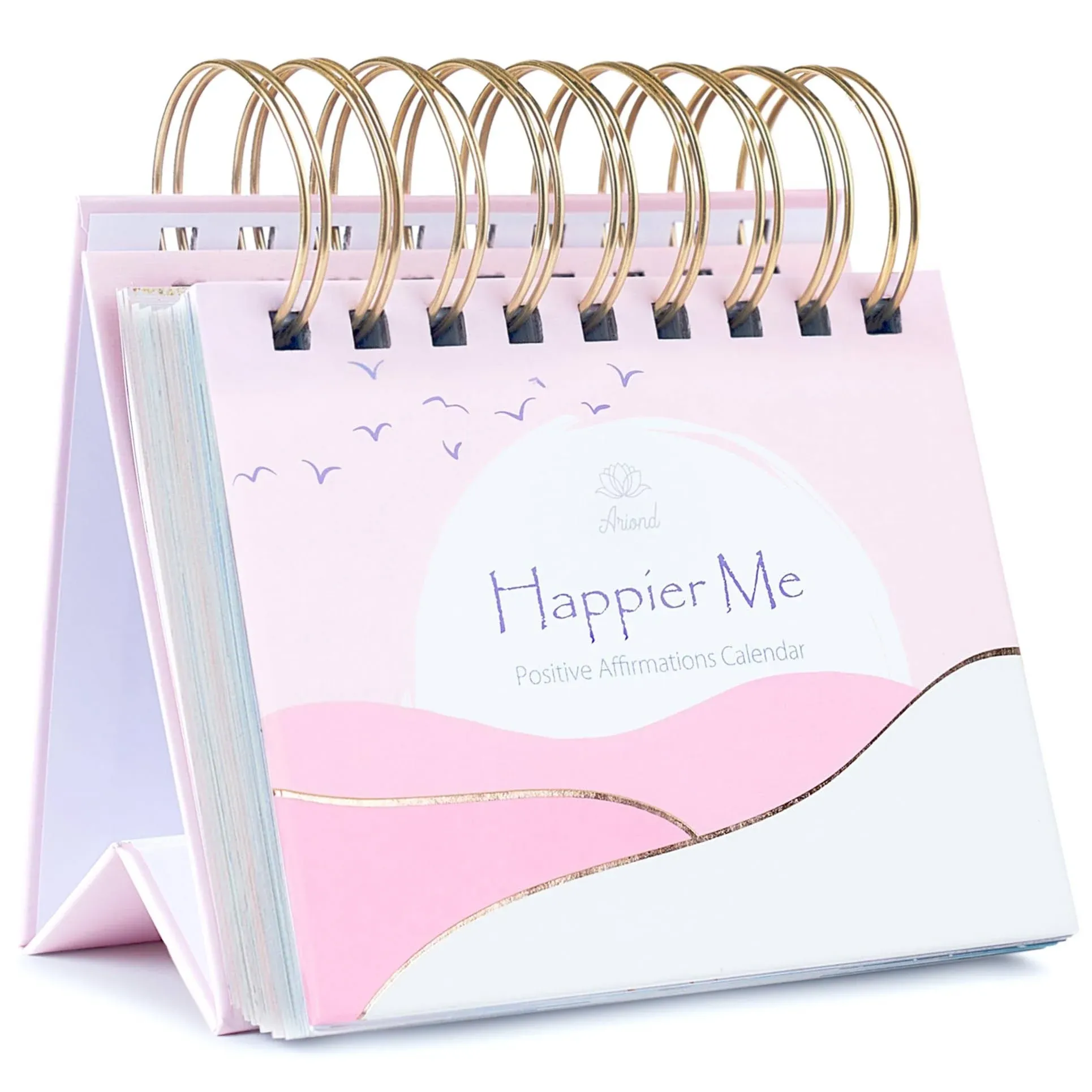 Daily Affirmation Calendar, Undated Inspirational Desk Calendar, Inspirational Gifts for Women, Daily Affirmations for Women, Pink Gifts for Women, Daily Flip Calendar, Motivational Gifts for Women