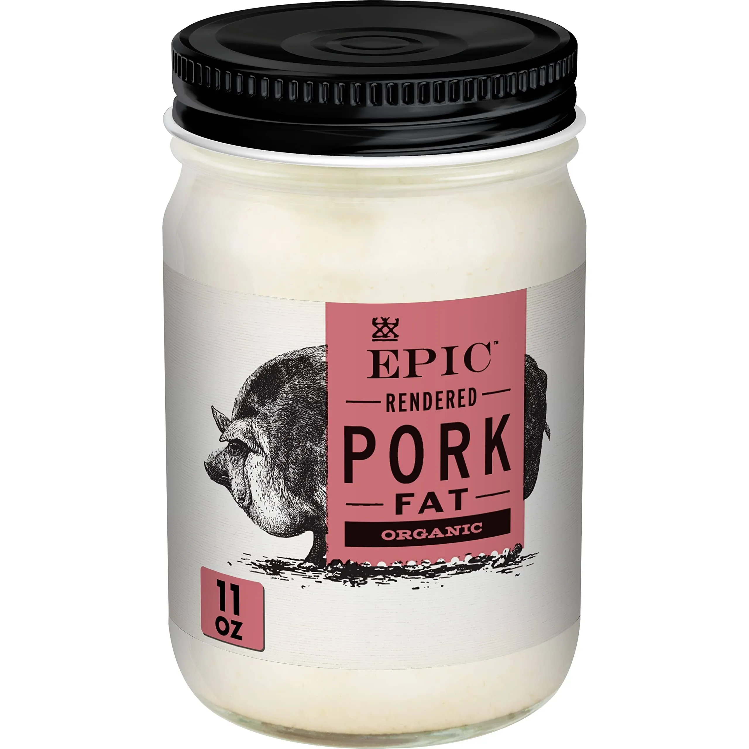 Epic Cooking Fat Organic Pork Fat - 11 Oz