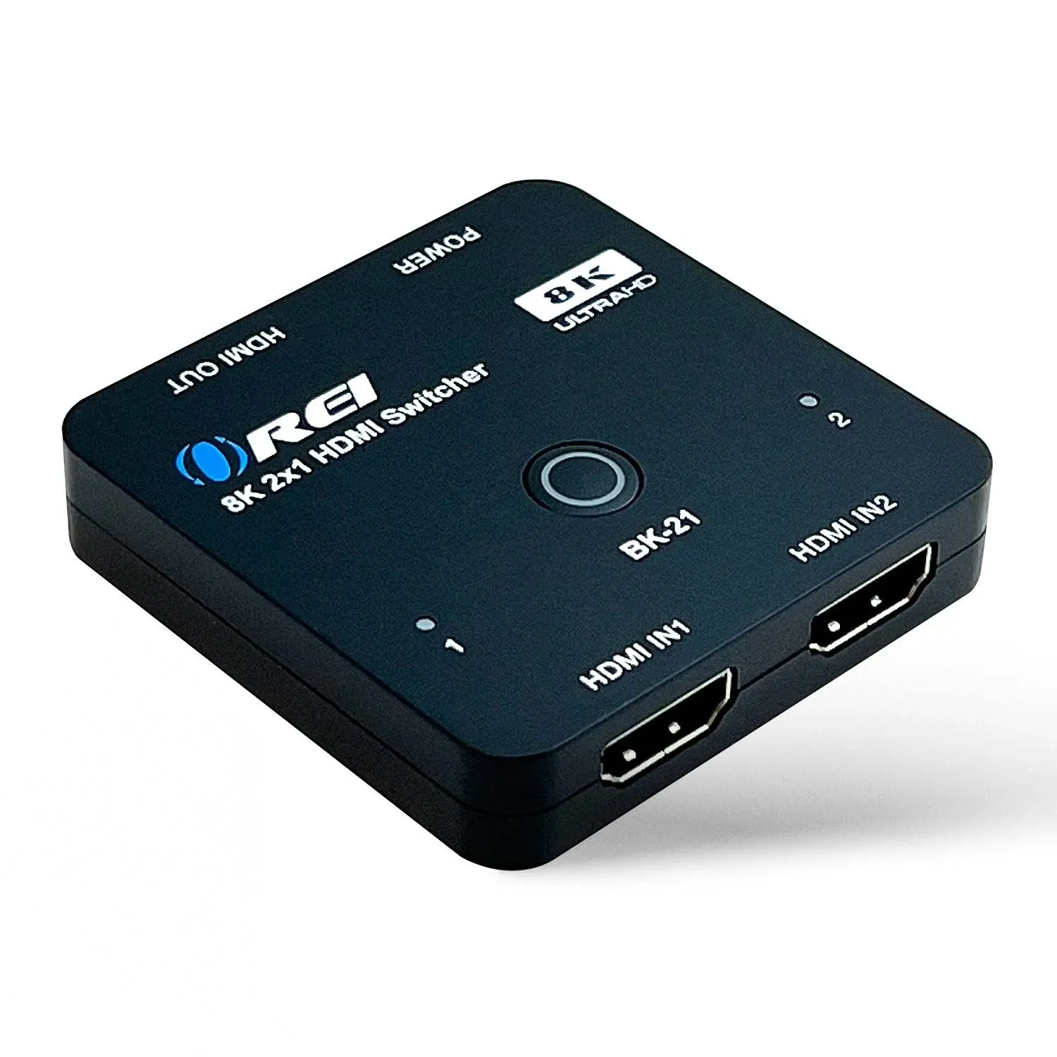 OREI 8K 2x1 HDMI Switch 4K @ 120Hz, Auto HDMI Selector 48Gbps High Resolution ...