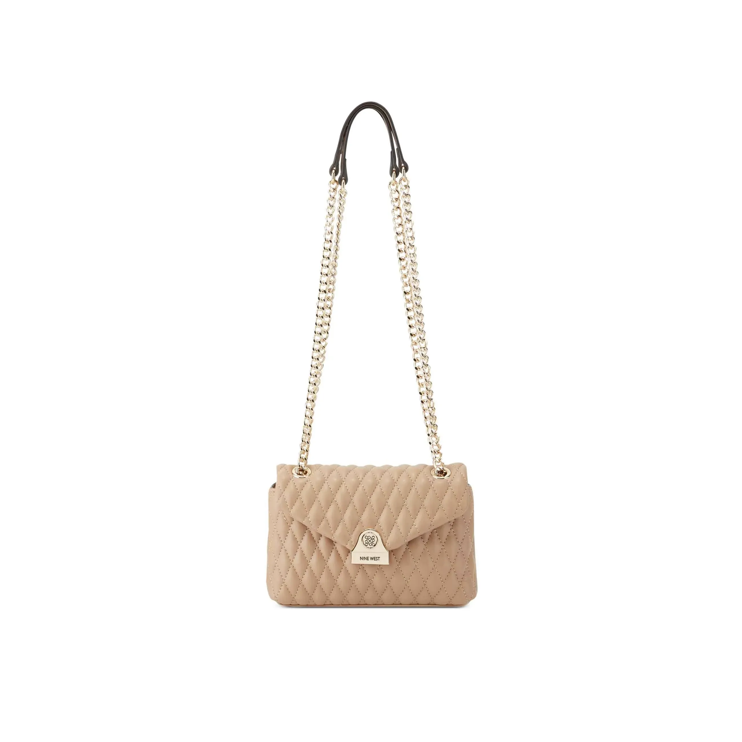 Nine West Caelia Mini Convertible Crossbody Flap, Dark Khaki