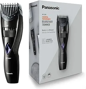 Panasonic ER-GB37 Wet & Dry Electric Beard Trimmer for Men with 20 Cutting Lengths, Standard UK 3pin Plug