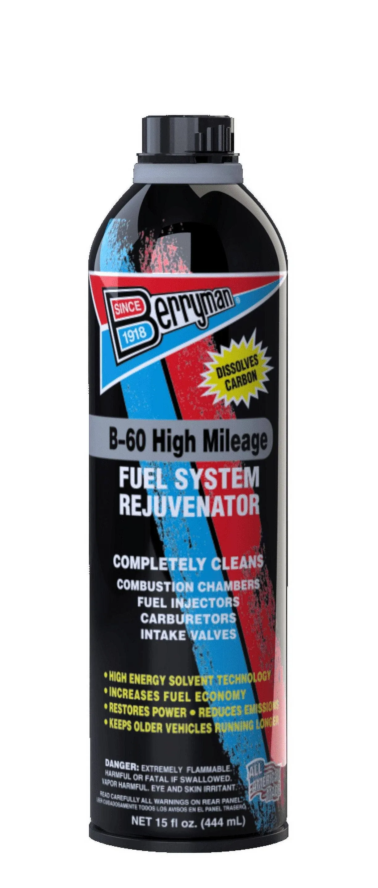 Berryman 7516 High Mileage Fuel System Rejuvenator, Pour Can 15 fl.oz