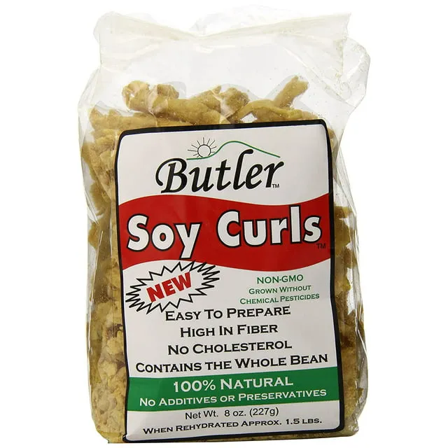 Butler Foods, Soy Curls, 8 Ounce (pack of 2)