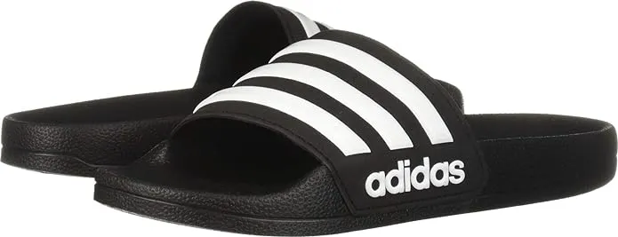 Adidas Kids Adilette Shower Slides Black/White 1