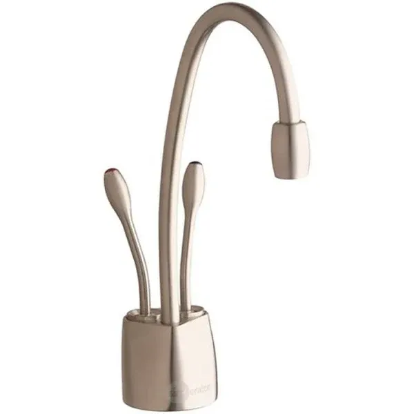 Insinkerator F-HC1100 Indulge Instant Hot Water Dispenser Double Handle Hot and Satin Nickel