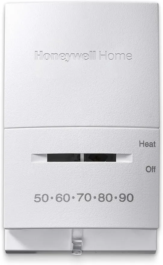 Honeywell YCT53K1003 Standard Millivolt Heat Manual Thermostat, White