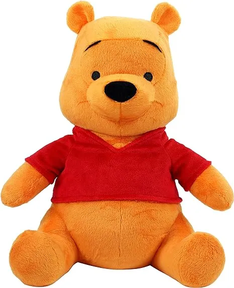 Disney Classics Friends Large 12.2-inch Plush Winnie the Pooh, Stuffed Animal, Super Soft Plush