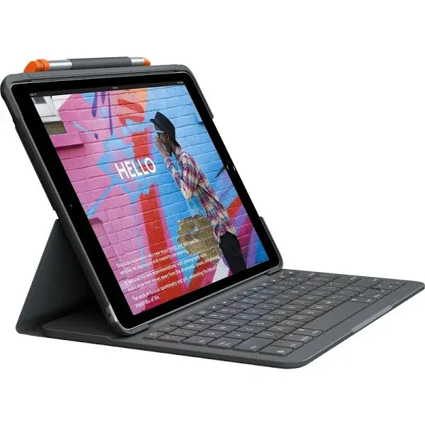 Logitech Slim Folio for iPad 10.9-inch (10th Generation) - Oxford Gray