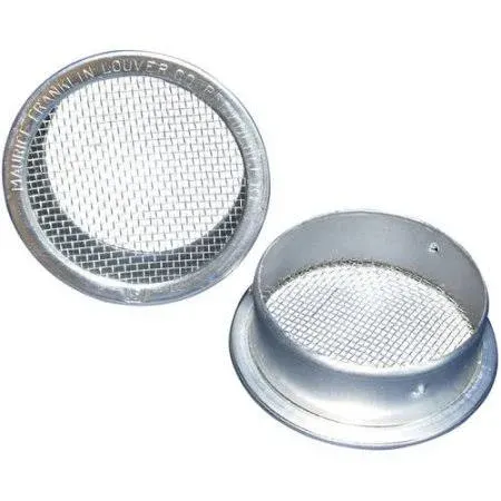 2&#034; Round Open Screen Vent - - Pkg of 6 Mill