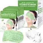 16 Packs Steam Eye Masks, Prociv Warm Eye Mask, Hot Sleep Eye Mask for Dry Puffy Fatigue Mask for Eyes - Unscented