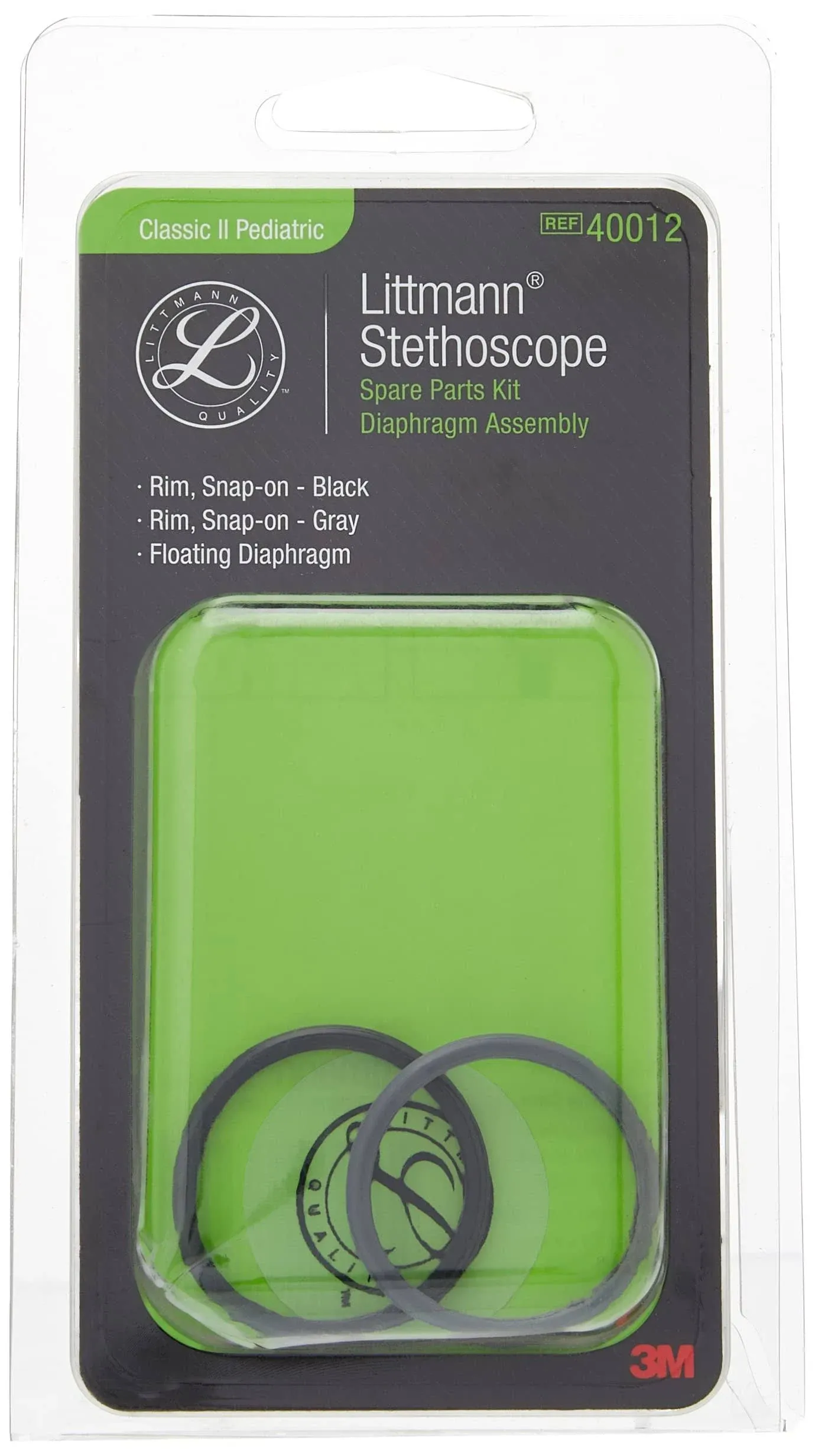 3M Littmann Stethoscope Spare Parts Kit, Classic II Pediatric Diaphragm Assembly