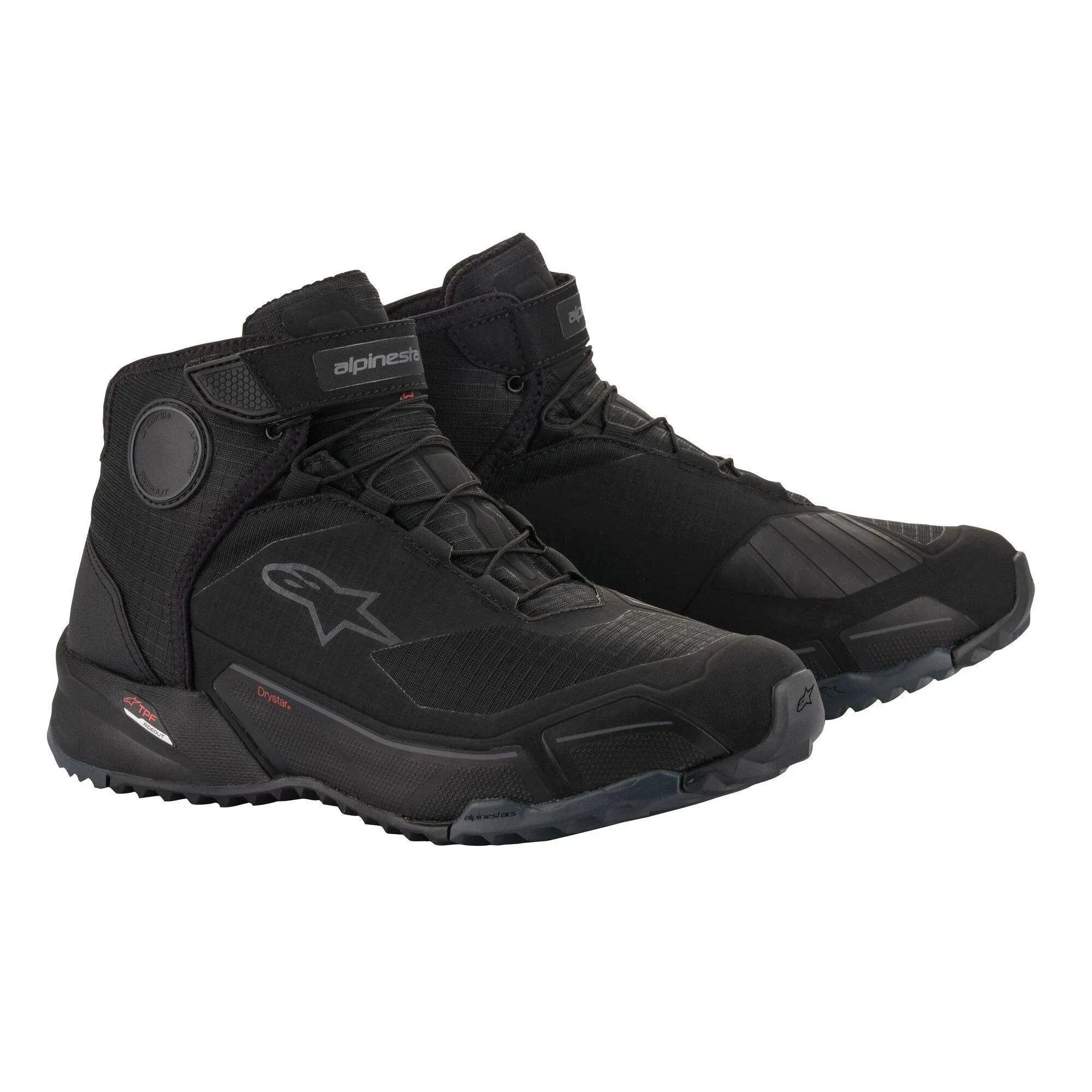 Alpinestars CR-X Drystar Riding Shoes (10, Black)