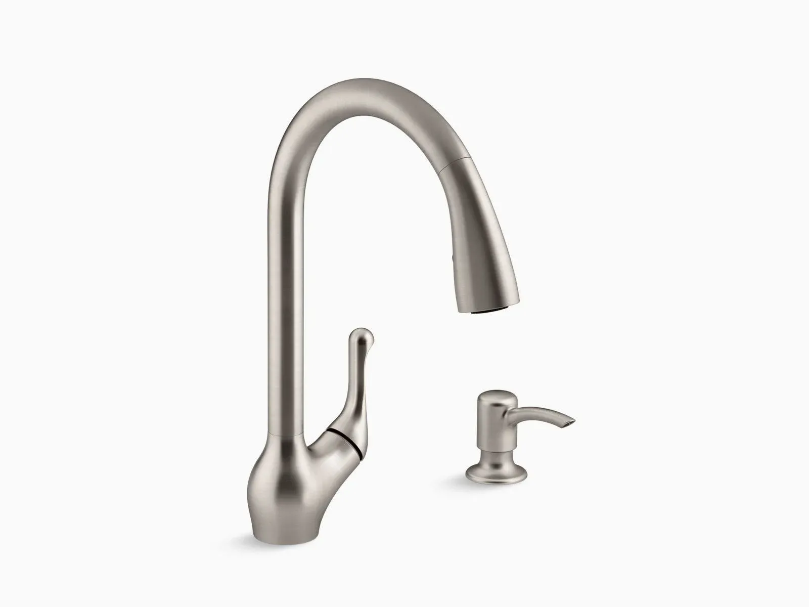 Barossa Pull-Down Kitchen Sink Faucet with Soap/Lotion Dispenser