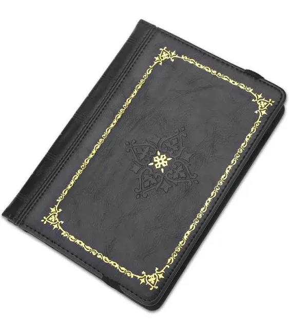 Book Style Pu Leather Case Cover for 6" ebook Reader Case Cover for Sony/kobo/Pocketbook/Nook/tolino 6inch ebook Reader (Black)