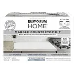 Rust-Oleum Home Countertop White Marble Satin Countertop Refinishing Kit | 384964