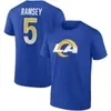 Men s Fanatics Branded Jalen Ramsey Royal Los Angeles Rams Player Icon T-Shirt