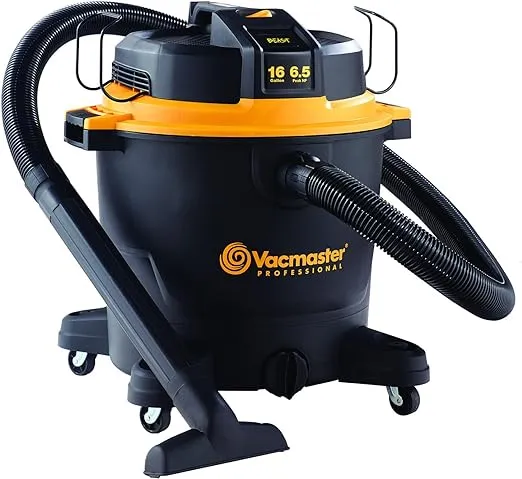 Vacmaster Beast Series 16 Gallon Professional Wet / Dry Vacuum, Black