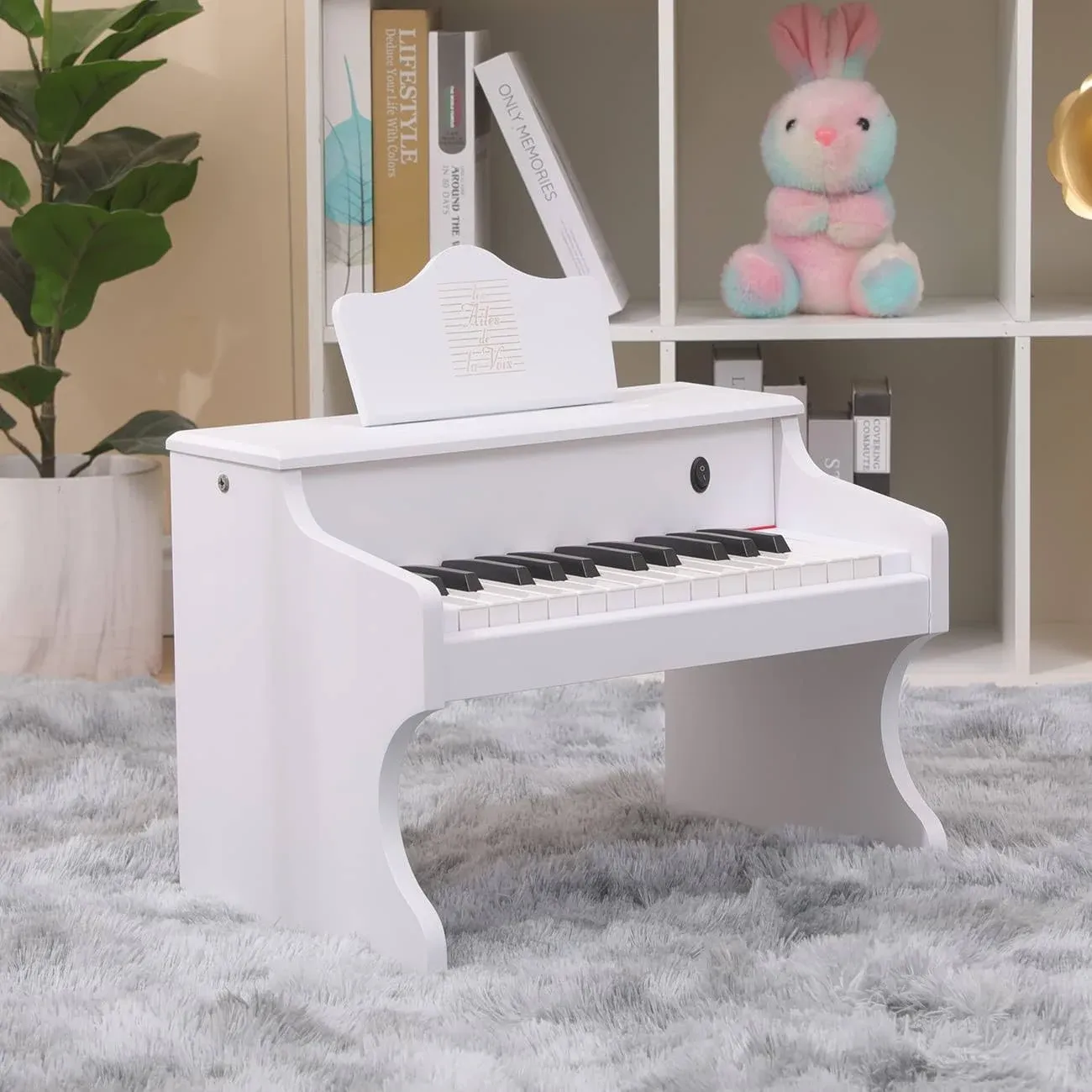 BELIFEGLORY 25 Keys Kids Piano Keyboard Tabletop Digital Piano Electrial Keyboard ...