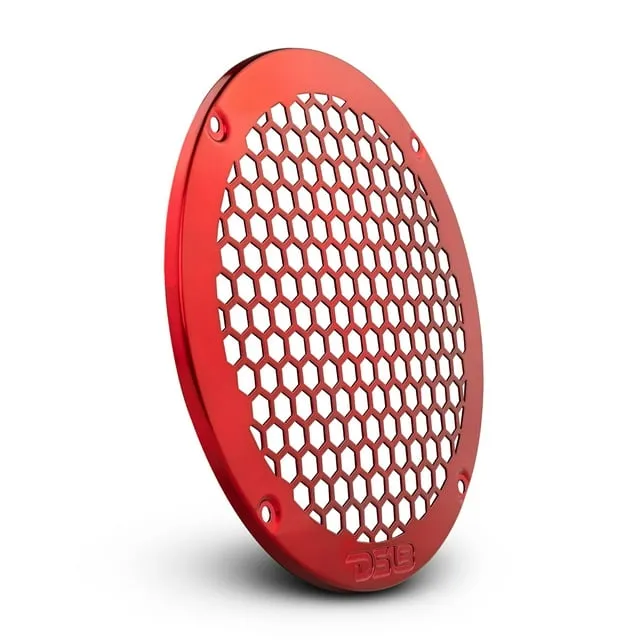 DS18 PRO-GRILL6MS PRO 6.5" Slim Metal Mesh Speaker Grill - Universal Fit 6.5 inches - Protective Speaker Cover Mesh - Protect Your Speakers - Each