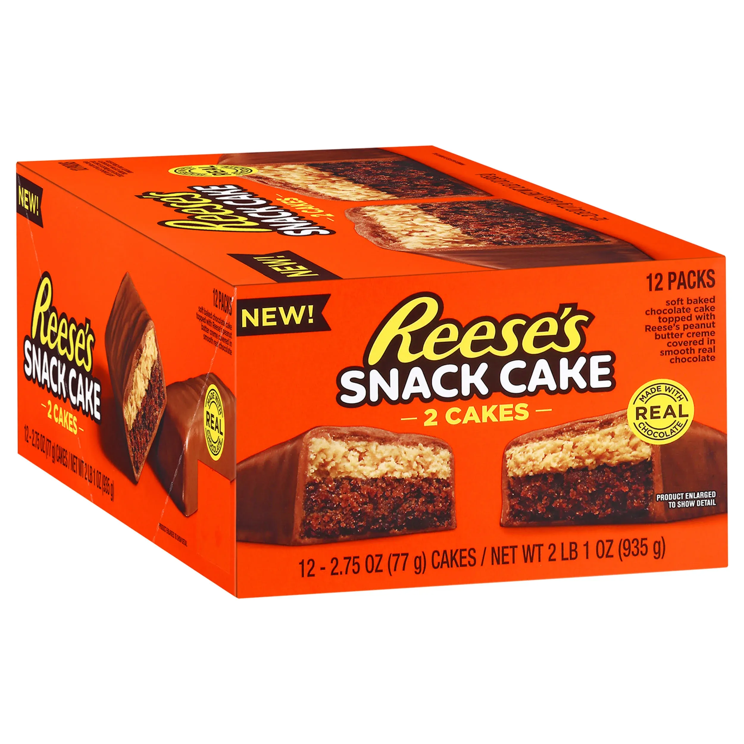 Reeses Snack Cake 12ct Box