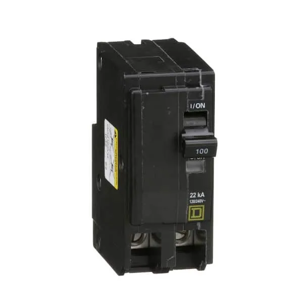 QO 100 Amp 22kA 2-Pole Plug-In Circuit Breaker