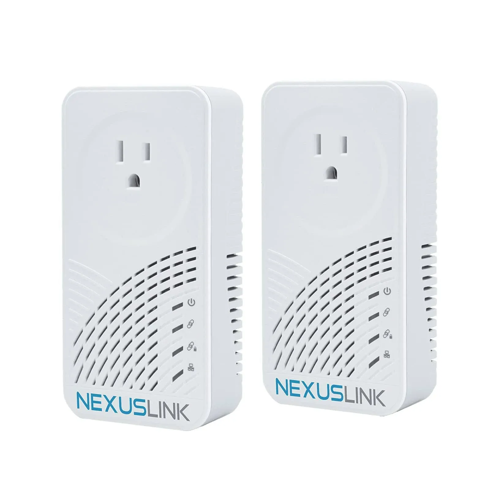 NexusLink Powerline Wave 2 G.hn Powerline Adapter | Pass-Through Outlet | 2 Gbps | 2-Unit Kit | (GPL-2000PT-KIT)