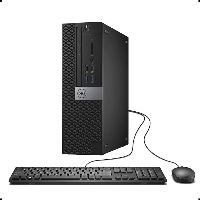 Dell Optiplex 3050 SFF Desktop PC, Intel i5-6500 3.2GHz 4 Core, 16GB DDR4, 512GB SSD, 4K Support, WiFi, Win 10 Pro, Keyboard, Mouse (Renewed)