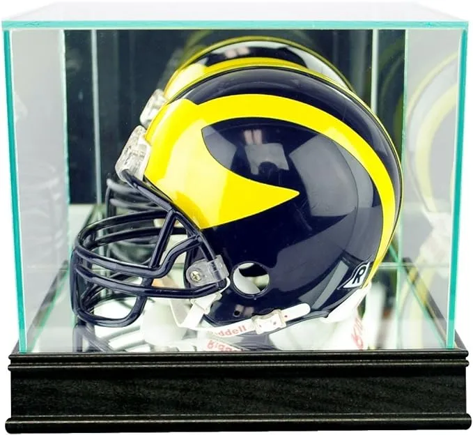 Mini Helmet Display Case with Sport Moulding