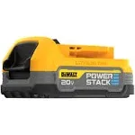 DEWALT 20V MAX POWERSTACK Lithium Ion Battery 2 Pack (DCBP034-2)