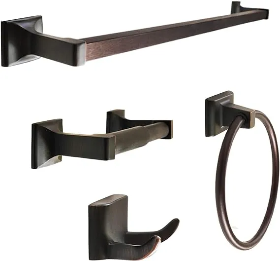 SENTO CELLAR Classic Bathroom Accessories Set, Heavy Duty Metal Bath Hardware...