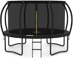 JUMPZYLLA 8FT 10FT 12FT 14FT Trampoline with Enclosure