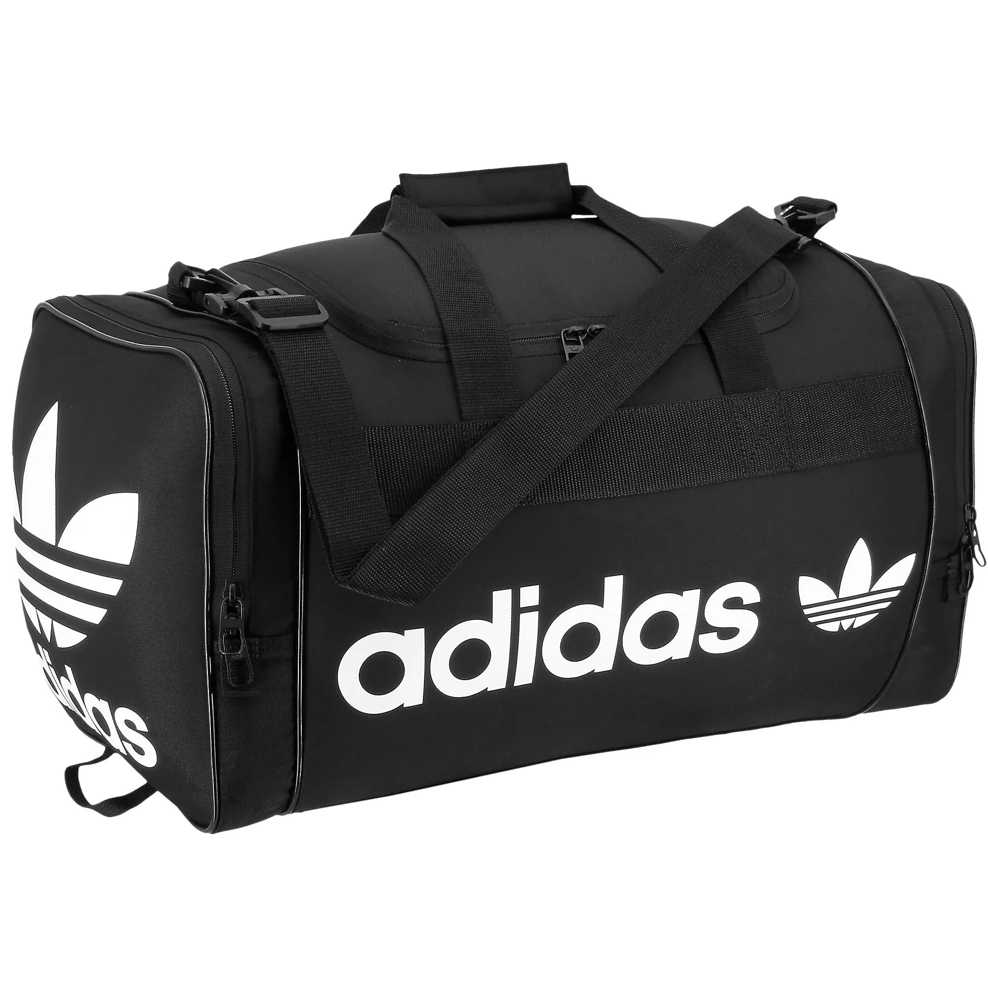 Adidas Originals Duffel Bag, Black/White, Santiago II