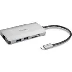 Kensington 5-Port USB Type C Mobile Driverless Hub - Black, Silver