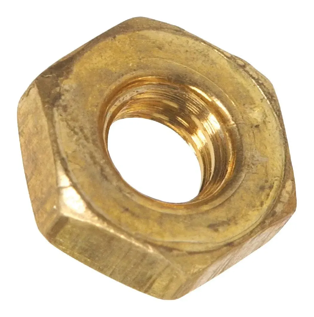 The Hillman Group 3366 3/8-16 Brass Hex Nut, 10-Pack