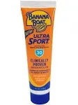 Banana Boat Sport Ultra Sunscreen Lotion SPF 30 Twin Pack 3oz and Lip Balm SPF 50 Twin Pack Travel Size Sunblock for Active Lifestyle