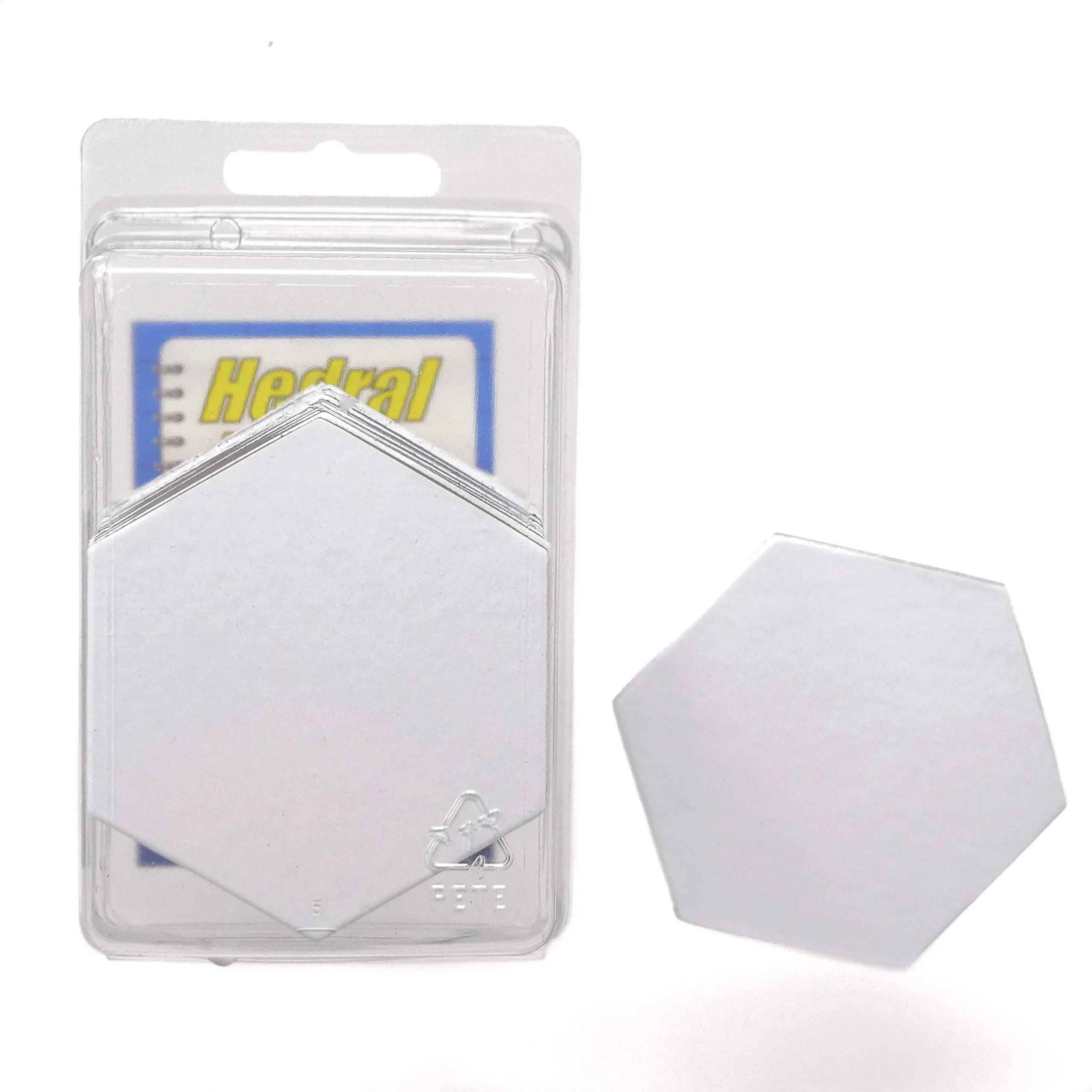 Value Pack of 28 - Dry Erase - Reusable - Blank 2.5" Hexagon Hex Board Game Chits ...